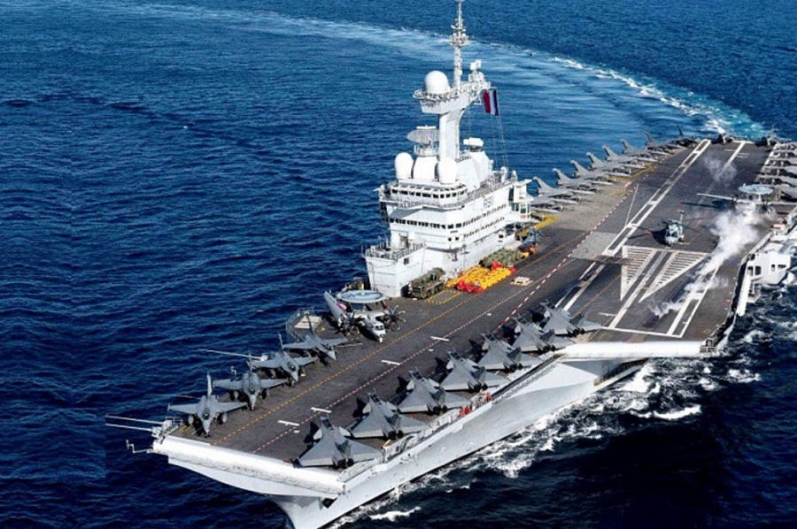 Κύπρος: Στο τεμάχιο 8 της κυπριακής ΑΟΖ το γαλλικό αεροπλανοφόρο Charles De Gaulle