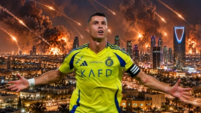 Απίστευτο: Αγώνας του Cristiano Ronaldo αναβλήθηκε λόγω πυραυλικής επίθεσης