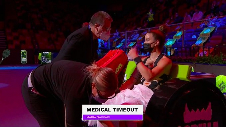 Kremlin Cup: Εγκατέλειψε τον ημιτελικό η Σάκκαρη λόγω αδιαθεσίας