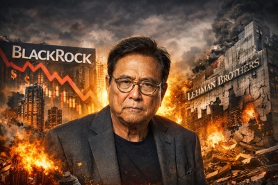 Επιστροφή Kiyosaki: Το 2026 έρχεται ο απόλυτος όλεθρος - Η BlackRock πυροδοτεί το τέλος, είναι η νέα Lehman Brothers