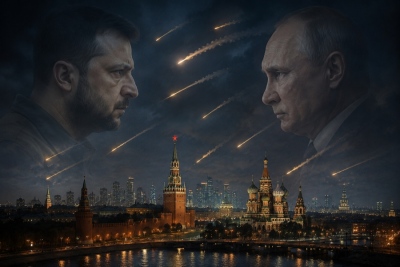 Zelensky launches massive wave of 700 drones against Russia while secretly demanding heavy Western weapons as analysts claim Ukrainian leader has gone mad