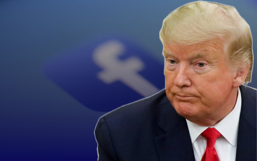Το Facebook «κατέβασε» διαφήμιση της καμπάνιας Trump για ρητορική μίσους και ναζιστικό σύμβολο