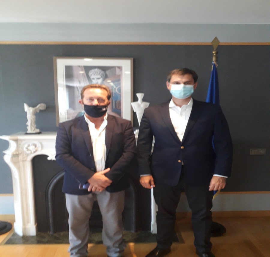 Συνάντηση εργασίας Χάρη Θεοχάρη με τον Σύνδεσμο Δήμων Ιαματικών Πηγών Ελλάδας