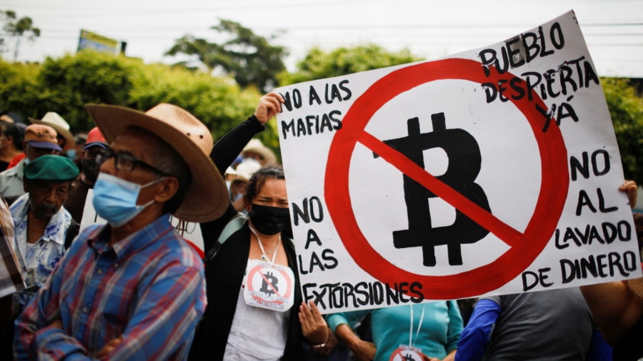 Διαδηλώσεις κατά του bitcoin στο Ελ Σαλβαδόρ - Κίνηση υψηλού ρίσκου εν μέσω αστάθειας