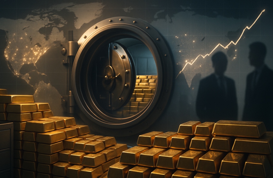 Ολική ανατροπή με κρυφές αγορές χρυσού 100 τόνων το έτος από τις κεντρικές τράπεζες – Εκτόξευση  τιμής στα 6.000 δολ.