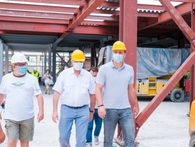 Επίσκεψη Κικίλια στο νοσοκομείο «Σωτηρία» για την επίβλεψη του έργου της κατασκευής 50 κλινών ΜΕΘ