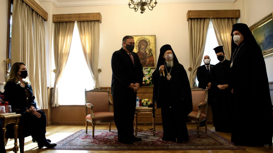 Pompeo (ΥΠΕΞ ΗΠΑ): Tο Πατριαρχείο είναι βασικός εταίρος - Προασπίζουμε τη θρησκευτική ελευθερία