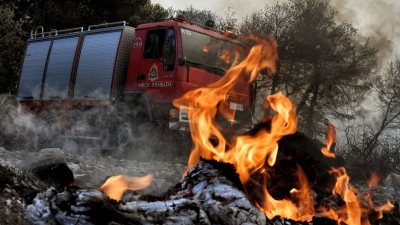 Σέρρες: Πυρκαγιά σε δύσβατη περιοχή στο Παγγαίο Όρος - Κινητοποιήθηκαν και εναέρια μέσα