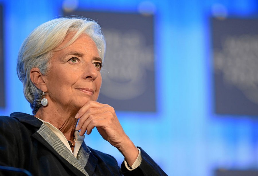 Απογοητευμένη η Christine Lagarde για τον μικρό αριθμό γυναικών σε θέσεις ευθύνης