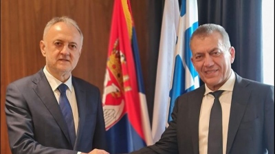 Στο Βελιγράδι ο Βρούτσης - Συνάντηση με Gajić για την υπογραφή Μνημονίου Συνεργασίας