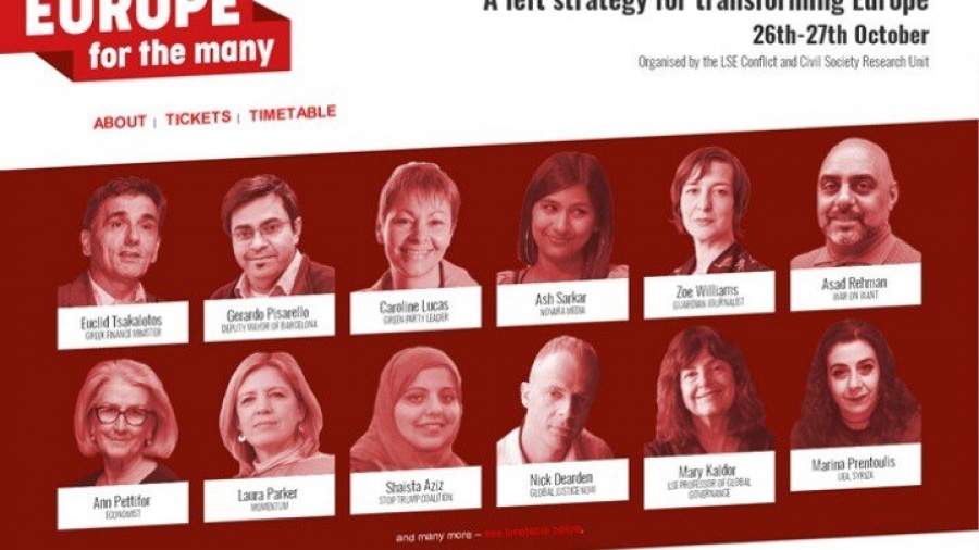 Ο Τσκαλώτος σε διημερίδα για μια αριστερή στρατηγική για το μετασχηματισμό της Ευρώπης, στο Λονδίνο
