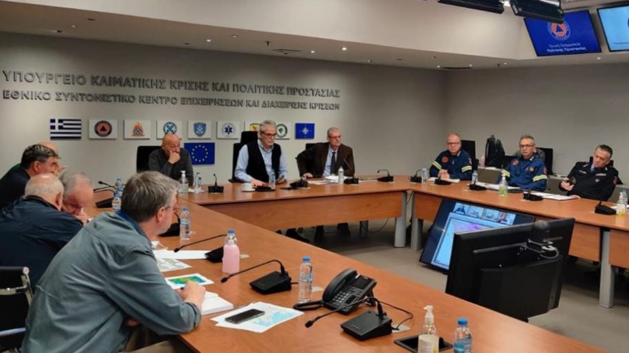 Σύσκεψη υπό τον Στυλιανίδη για την επερχόμενη κακοκαιρία – Σε πλήρη ετοιμότητα ο κρατικός μηχανισμός, ενεργοποίηση του 112