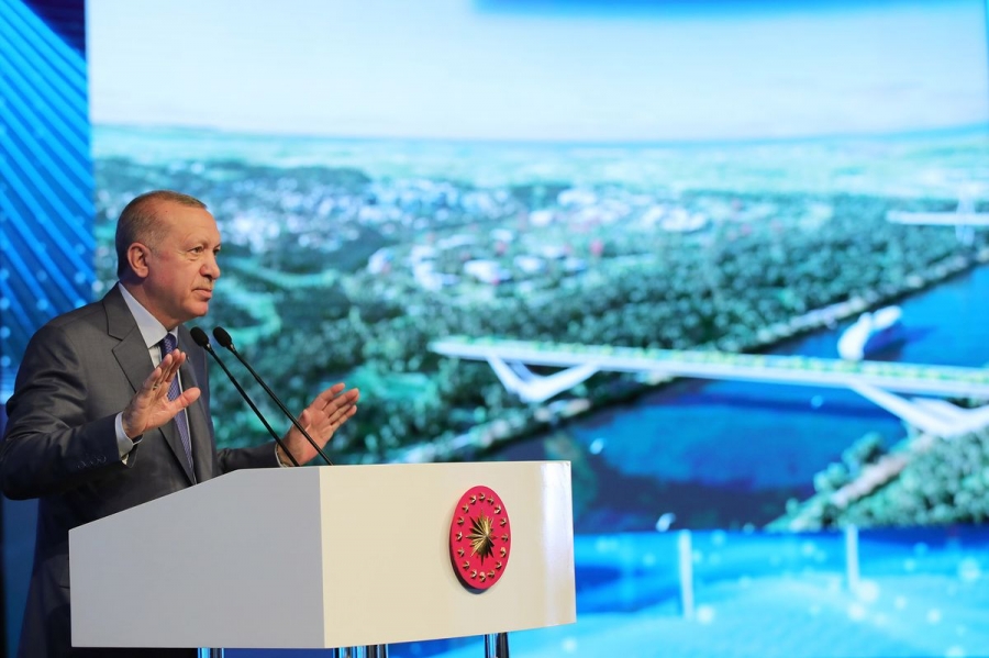 Ο Erdogan εγκαινίασε την κατασκευή του Καναλιού της Κωνσταντινούπολης