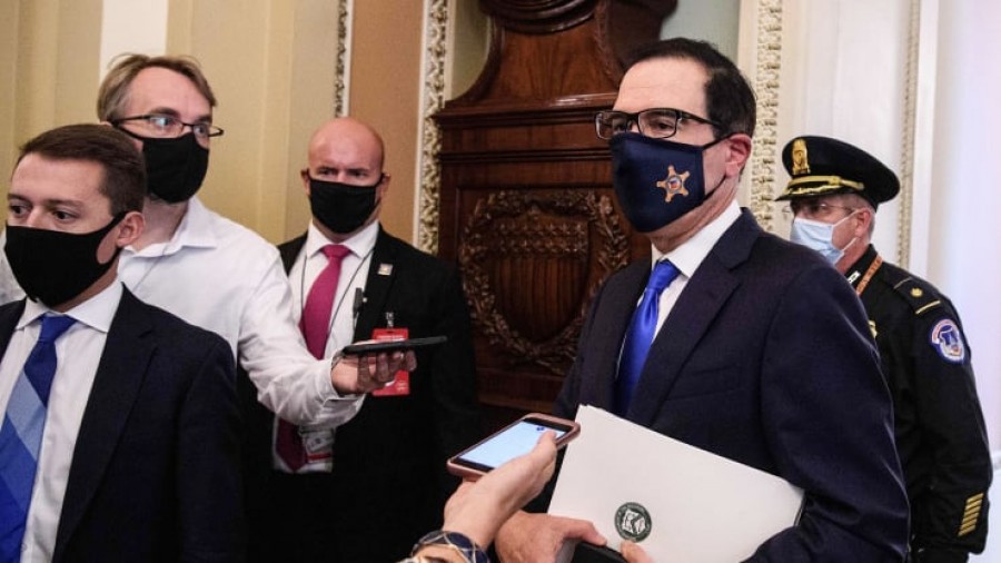 Mnuchin (ΗΠΑ): Θα συζητήσουμε το εθνικό στρατηγικό σχέδιο τεστ για το Covid-19 με τους Δημοκρατικούς