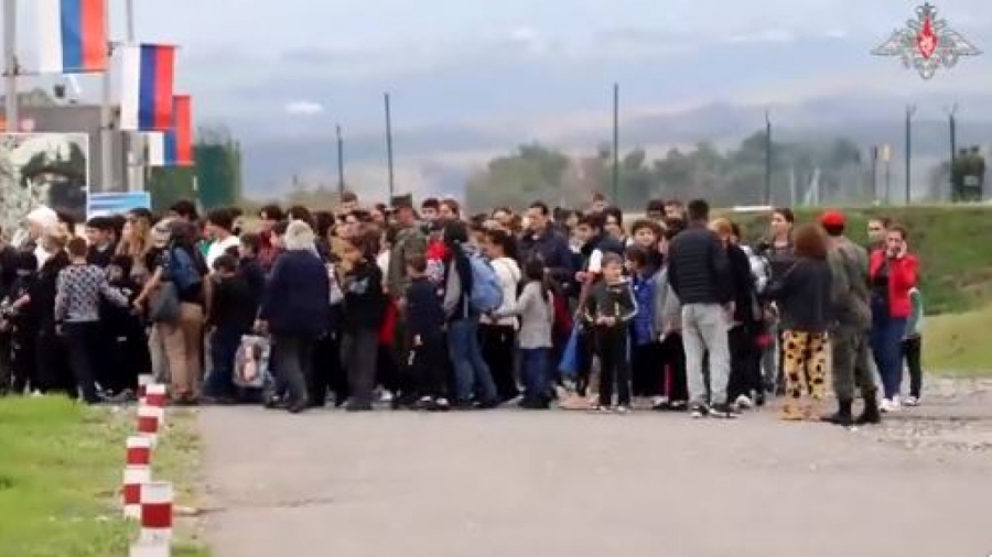 Ξεκίνησε η έξοδος των Αρμενίων από το Nagorno Karabakh