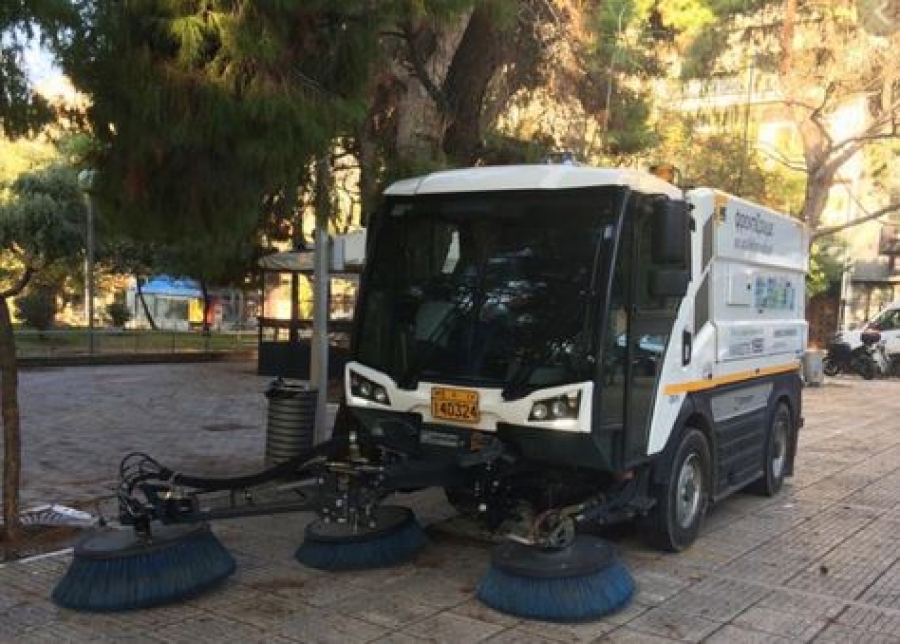 Δήμος Αθηναίων: Κυριακάτικη επιχείρηση καθαριότητας στην Άνω Κυψέλη