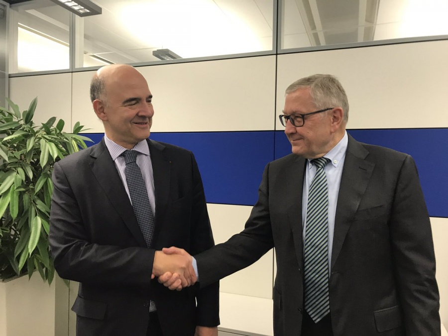 Moscovici: Οι περικοπές των συντάξεων ούτε νόμιμες ήταν ούτε αναγκαίες - Regling: Στον σωστό δρόμο η Ελλάδα