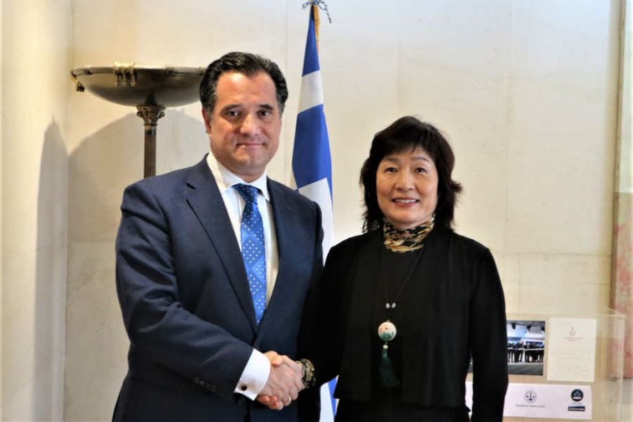 Συνάντηση Γεωργιάδη - Πρέσβη της Κίνας με φόντο τις κινεζικές επενδύσεις στην Ελλάδα