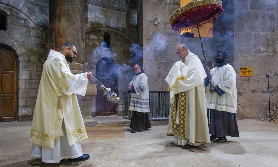 Παρεξήγηση τέλος - Κανονικά η λειτουργία της Μεγάλης Πέμπτης των Καθολικών στον Πανάγιο Τάφο - Το σχέδιο του Ισραήλ για την προσευχή