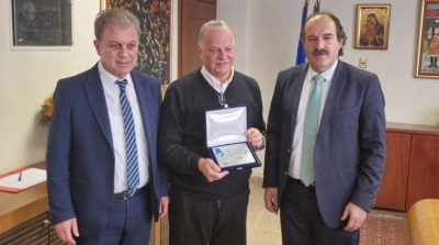 Επίσκεψη Ευαγγ. Μυτιληναίου στην Αχλάδα - Τι συζητήθηκε στη συνάντηση παρουσία του Περιφερειάρχη Δυτικής Μακεδονίας Γ. Αμανατίδη