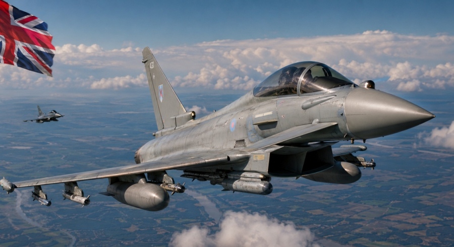 Πολεμική κόλαση -  Βρετανικά Eurofighter στη Ρουμανία πήραν άδεια να χτυπάνε ρωσικά αεροσκάφη στην Ουκρανία