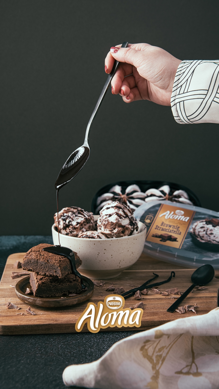 Νέο Aloma Brownie Stracciatella  - Απόλαυση για όλη την παρέα!