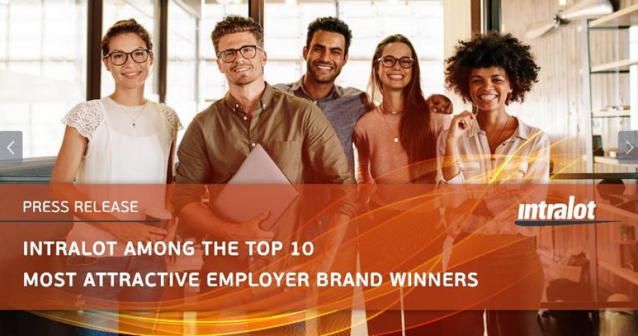 Διάκριση της Intralot στους 10 πιο Ελκυστικούς Εργοδότες