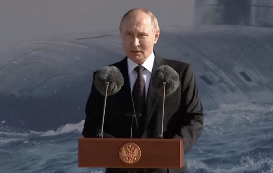 Μήνυμα Putin στη Δύση: Απόλυτη προτεραιότητα για τη Ρωσία η κατασκευή πυρηνικών υποβρυχίων