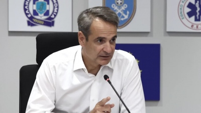 Έφτασε στην Πολιτική Προστασία ο Κυριάκος Μητσοτάκης - Ενημερώνεται για την κατάσταση στα πύρινα μέτωπα