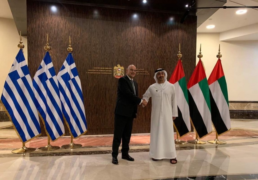 Δένδιας: Ο μόνος που απειλεί η Τουρκία είναι ο εαυτός της - Tα ΗΑΕ συμμερίζονται τις ανησυχίες της Ελλάδας