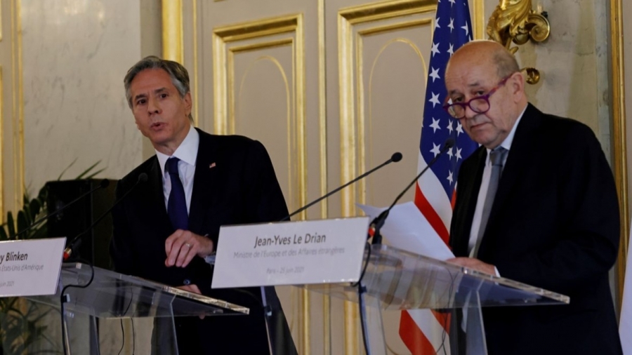 Γαλλία: Συνάντηση Le Drian - Blinken για την αποκατάσταση της εμπιστοσύνης μετά την «κρίση των υποβρυχίων» AUKUS