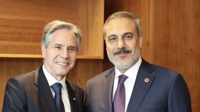 Συνομιλία Blinken - Fidan: Τι ειπώθηκε για την κατάρριψη του τουρκικού drone στη Συρία