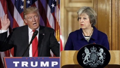 Συνάντηση Trump – May στο Νταβός στο περιθώριο του Παγκόσμιου Οικονομικού Φόρουμ