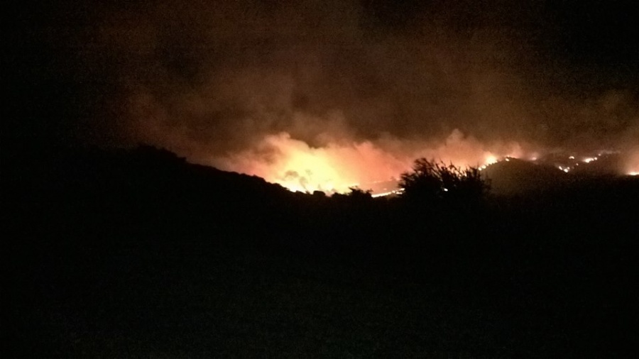 Πυρκαγιά στην Κορινθία – Δεν απειλείται κατοικημένη περιοχή