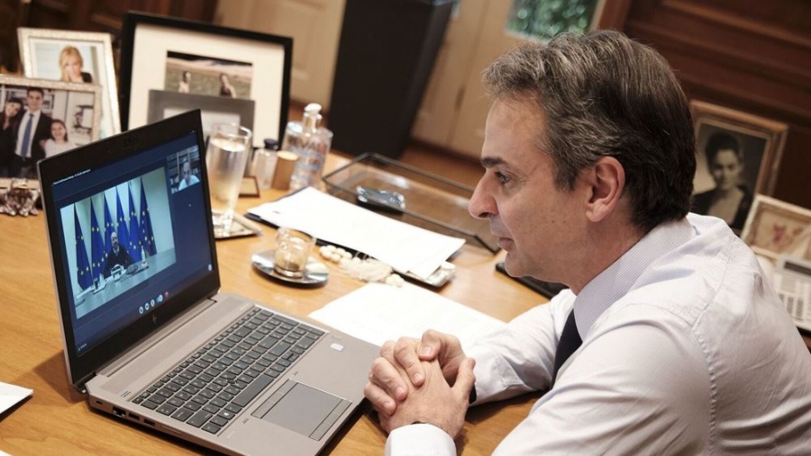 Τηλεδιάσκεψη Μητσοτάκη - Michel (ΕΕ) - Στο επίκεντρο οι οικονομικές συνέπεις της πανδημίας και η τουρκική προκλητικότητα