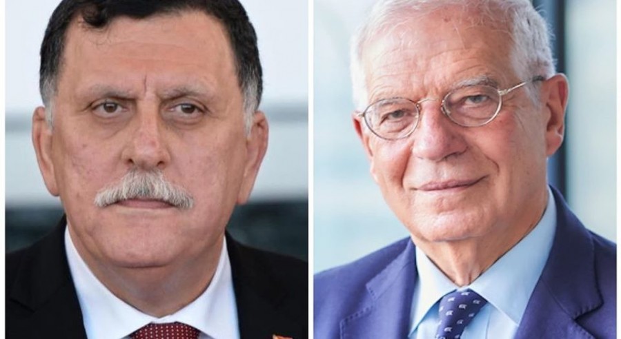 Borrell - Sarraj συζήτησαν στη Λιβύη για την πρόοδο του διαλόγου και της πολιτικής λύσης της σύγκρουσης
