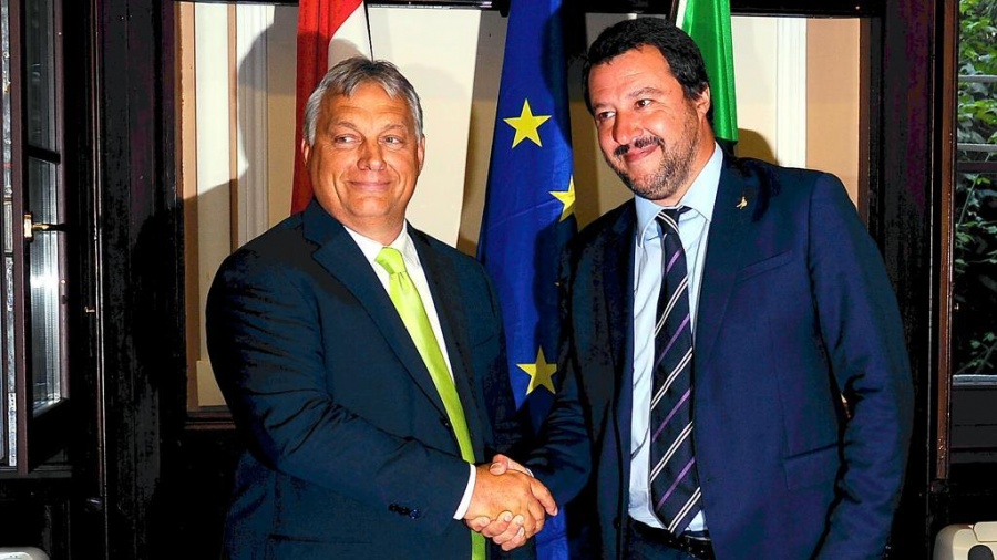 Salvini και Orban σφυρηλατούν τη συνεργασία τους – Συμμαχία ενάντια στη «φούσκα της ΕΕ» και τη «μεταναστευτική εισβολή»