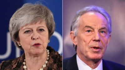 Επίθεση της May στον Blair: Υπονομεύει τις συνομιλίες για το Brexit, ζητώντας νέο δημοψήφισμα