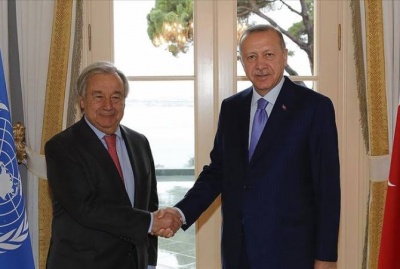 Gouterres – Erdogan δεν συζήτησαν το Κυπριακό κατά τη συνάντησή τους