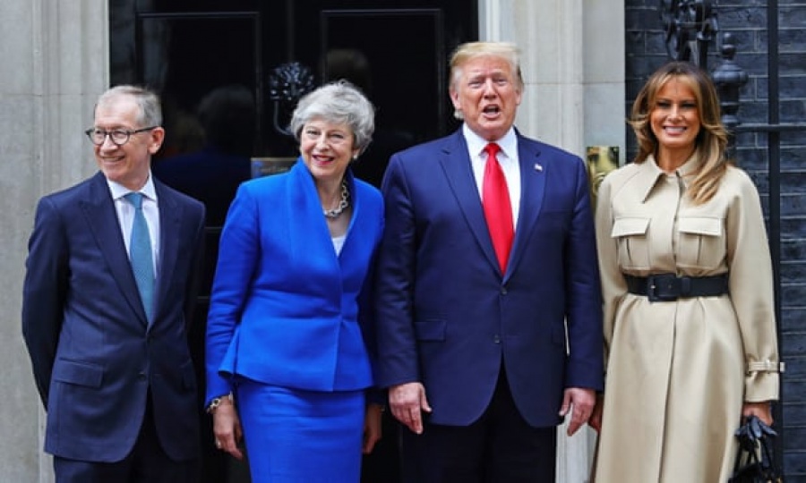 Δέσμευση Trump - May για μια μεγάλη εμπορική συμφωνία στη μετά - Brexit εποχή