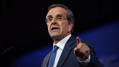 Στο πύρινο μέτωπο της Μεσσηνίας, ο Σαμαράς