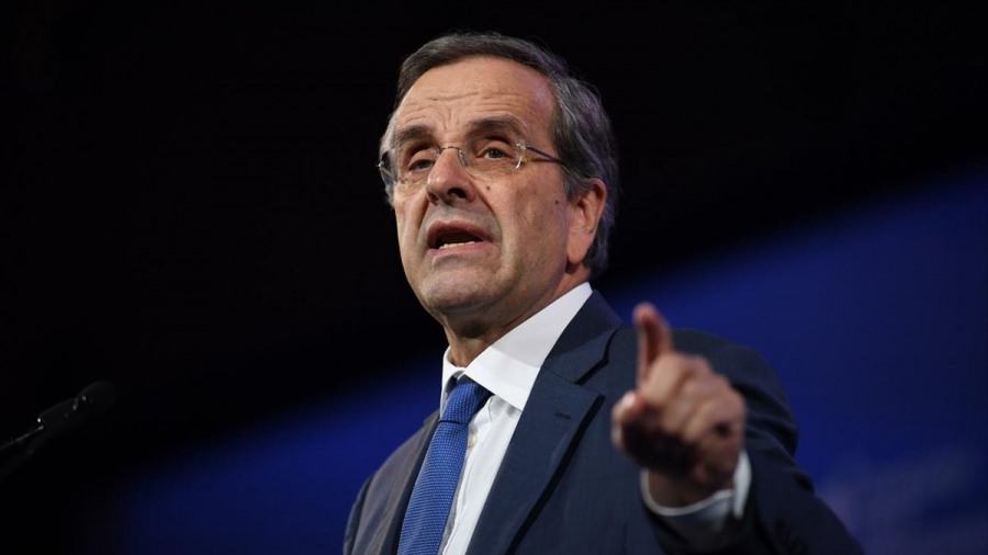 Στο πύρινο μέτωπο της Μεσσηνίας, ο Σαμαράς