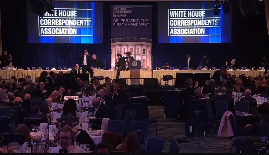 Shots fired at Washington Hilton - Trump suggests he may have been the target as armed attacker stormed security