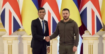Στο Λονδίνο ο Ουκρανός πρόεδρος Zelensky – Συνάντηση με τον πρωθυπουργό Sunak