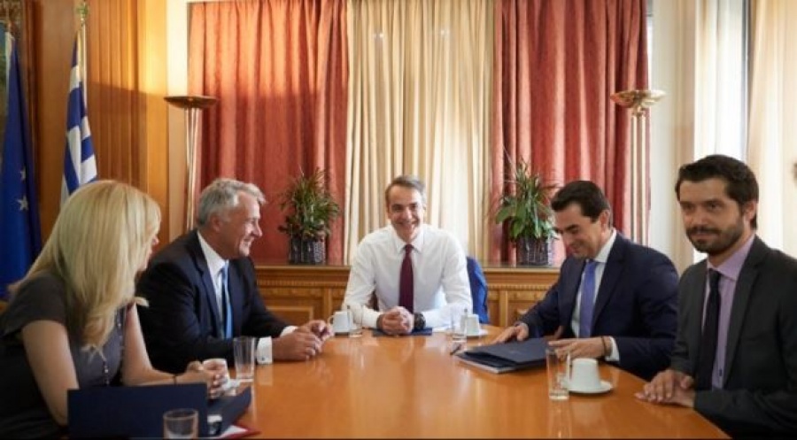 Στο υπ. Αγροτικής Ανάπτυξης ο Μητσοτάκης - Προτεραιότητα η διαπραγμάτευση της νέας ΚΑΠ