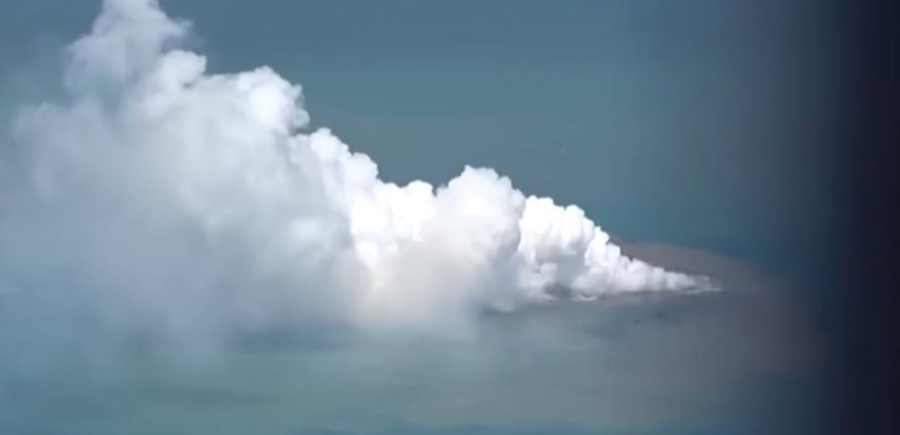 Ιαπωνία: Δημιουργήθηκε νέο νησί μετά από υποθαλάσσια ηφαιστειακή έκρηξη