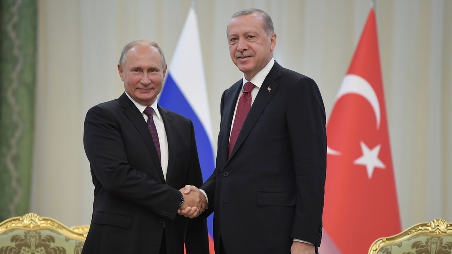 O Erdogan θα επισκεφθεί για τρίτη φορά τη Ρωσία εντός του 2019