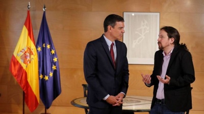 Ισπανία: Ναι από τη βάση των Podemos για κυβέρνηση με τους Σοσιαλιστές του Sanchez