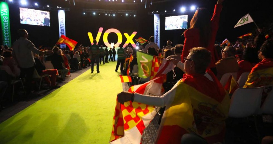 Ισπανία: Δυναμική είσοδο στην πολιτική της χώρας διεκδικεί το ακροδεξιό κόμμα Vox