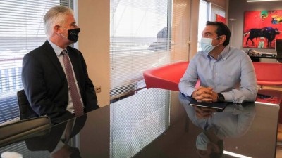 Συνάντηση Τσίπρα με Γερμανό πρέσβη – Στο επίκεντρο Τουρκία, Ταμείο Ανάκαμψης και προσφυγικό